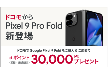 ドコモ限定｜Google Pixel 9 Pro Fold 購入特典 お知らせ